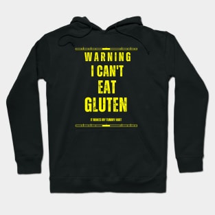 I can't eat gluten it makes my tummy hurt Hoodie